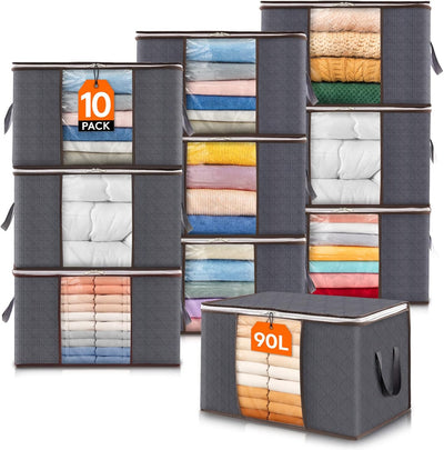 Foldable Clothes Storage Bags with Clear Window 