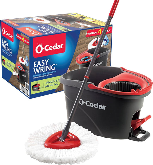 EasyWring Microfiber Spin Mop & Bucket System