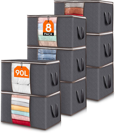 Foldable Clothes Storage Bags with Clear Window 