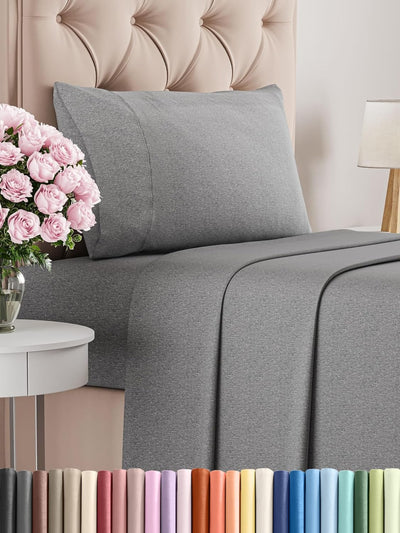 Premium Full Size 4-Piece Sheet Set – Ultra-Soft, Cooling & Wrinkle-Free Bedding with Deep Pockets