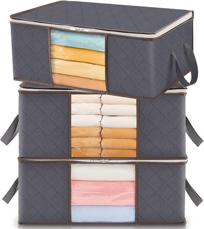 Foldable Clothes Storage Bags with Clear Window 