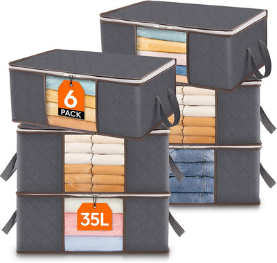 Foldable Clothes Storage Bags with Clear Window 