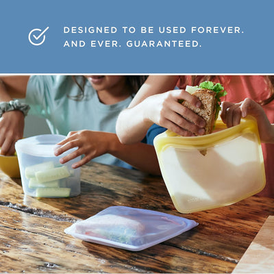 Premium Silicone Reusable Food Bags