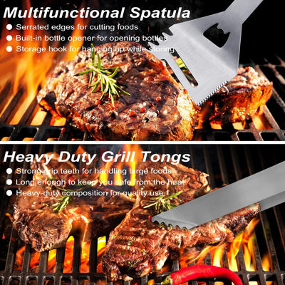 29-Piece Stainless BBQ Tool Set