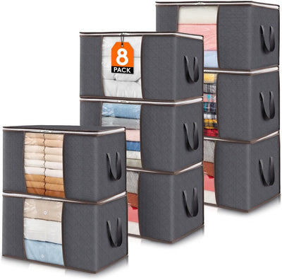 Foldable Clothes Storage Bags with Clear Window 