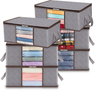 Foldable Clothes Storage Bags with Clear Window 