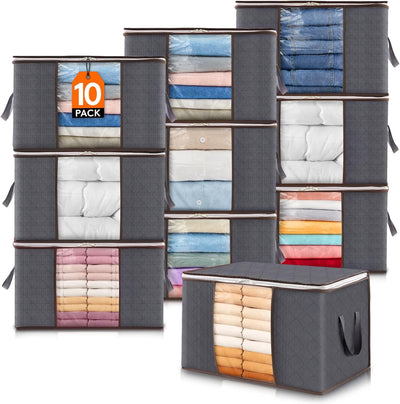 Foldable Clothes Storage Bags with Clear Window 
