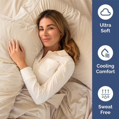 Premium 6-Piece King Sheet Set – Extra Deep Pockets, Cooling Comfort & Wrinkle-Free Softness