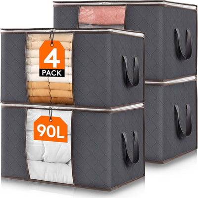 Foldable Clothes Storage Bags with Clear Window 