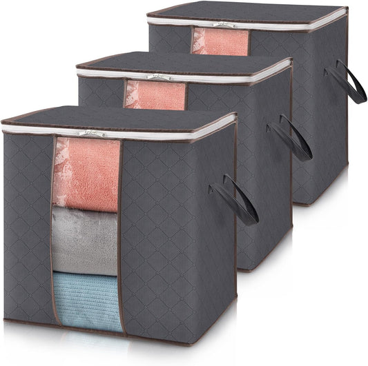 Foldable Clothes Storage Bags with Clear Window 