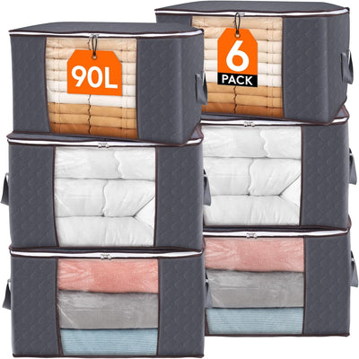 Foldable Clothes Storage Bags with Clear Window 
