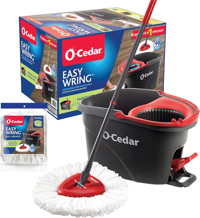 EasyWring Microfiber Spin Mop & Bucket System