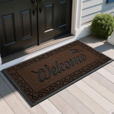 Heavy Duty Welcome Mat for Indoor & Outdoor Use