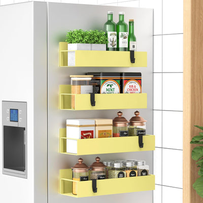 Refined Magnetic Spice Racks — Instant Order, Lasting Style
