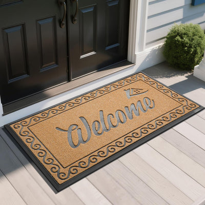 Heavy Duty Welcome Mat for Indoor & Outdoor Use