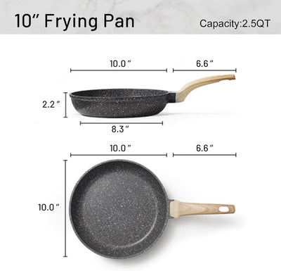 Granite Nonstick Fry Pan Collection