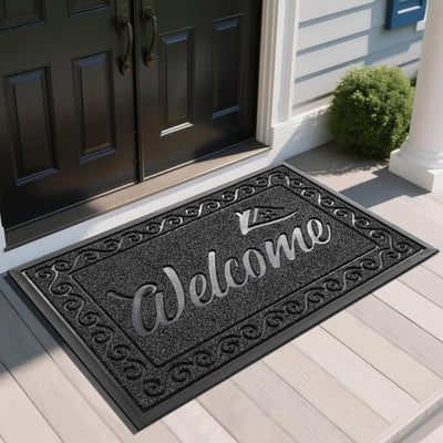Heavy Duty Welcome Mat for Indoor & Outdoor Use