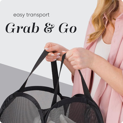 Collapsible Mesh Laundry Hampers