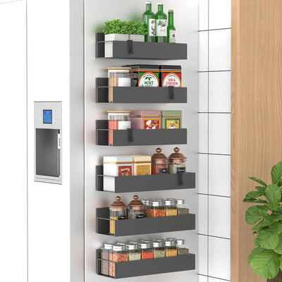 Refined Magnetic Spice Racks — Instant Order, Lasting Style