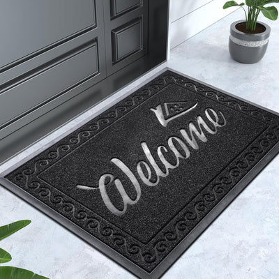 Heavy Duty Welcome Mat for Indoor & Outdoor Use