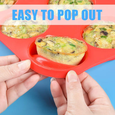 Silicone Muffin Pan – 12 Cup