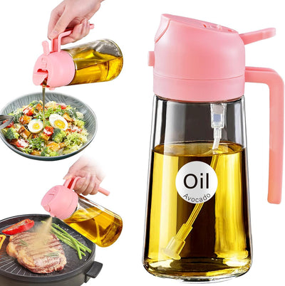 16oz Glass Olive Oil Sprayer & Dispenser