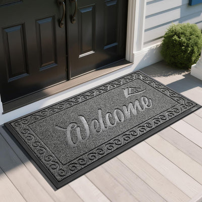 Heavy Duty Welcome Mat for Indoor & Outdoor Use