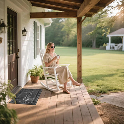 Heavy Duty Welcome Mat for Indoor & Outdoor Use