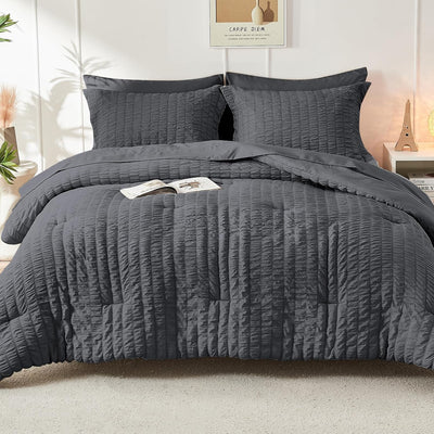 Seersucker Comforter Set – Full Size