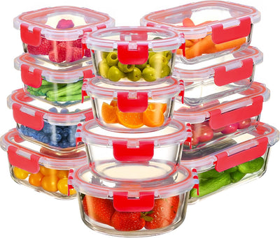 Refined Glass Containers — Freshness Preserved, Effortlessly Secure