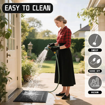 Heavy Duty Welcome Mat for Indoor & Outdoor Use