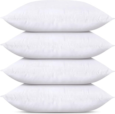 Classic White Throw Pillows