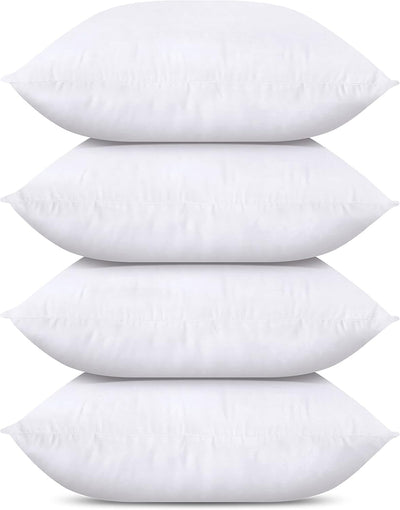 Classic White Throw Pillows