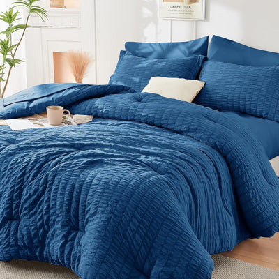 Seersucker Comforter Set – Full Size