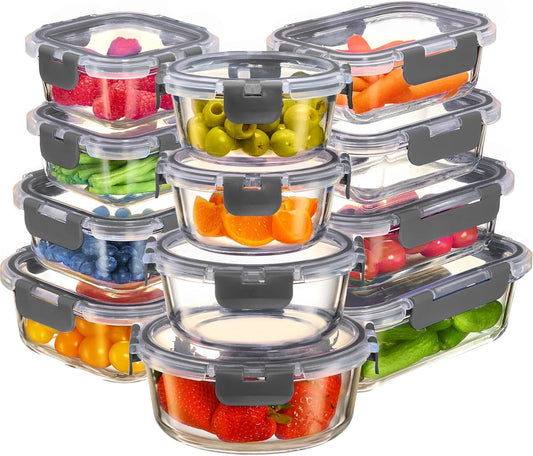 Refined Glass Containers — Freshness Preserved, Effortlessly Secure