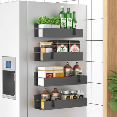 Refined Magnetic Spice Racks — Instant Order, Lasting Style