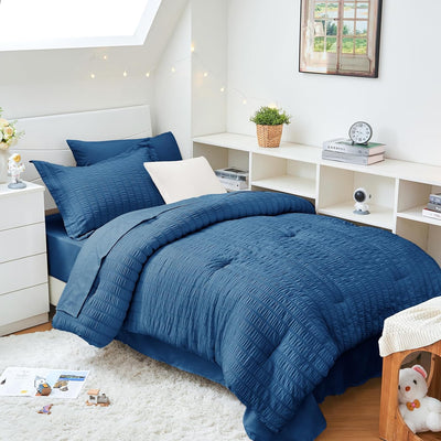 Seersucker Comforter Set – Full Size