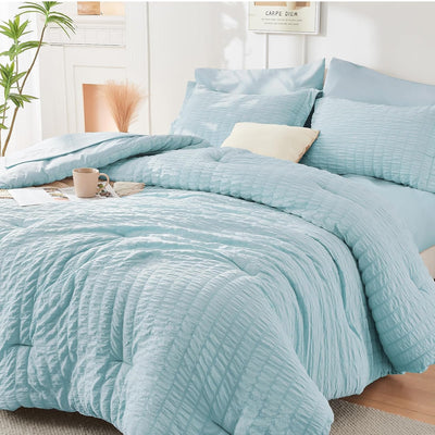 Seersucker Comforter Set – Full Size