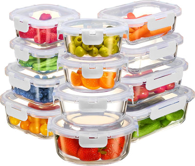 Refined Glass Containers — Freshness Preserved, Effortlessly Secure