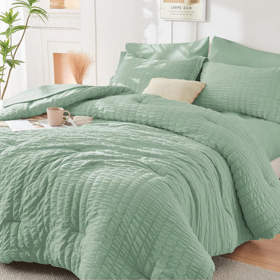 Seersucker Comforter Set – Full Size