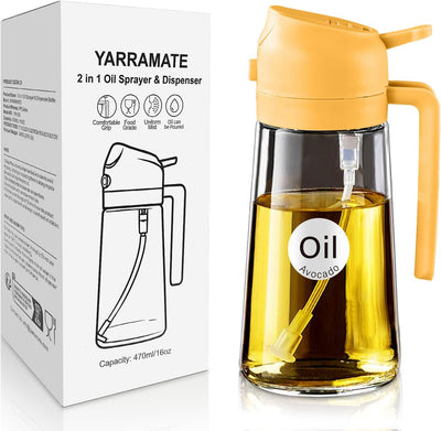 16oz Glass Olive Oil Sprayer & Dispenser