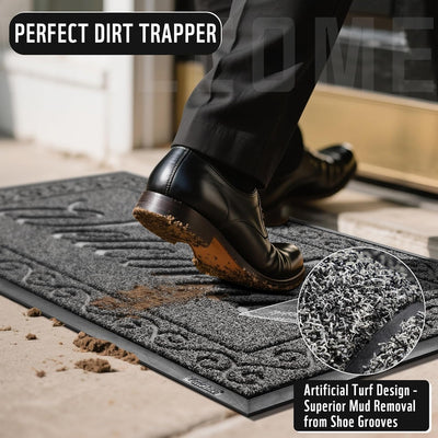 Heavy Duty Welcome Mat for Indoor & Outdoor Use