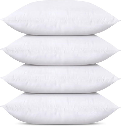 Classic White Throw Pillows