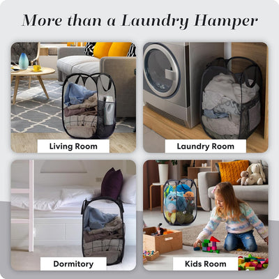 Collapsible Mesh Laundry Hampers