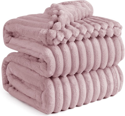Gentlesoft White Fleece Throw Blanket