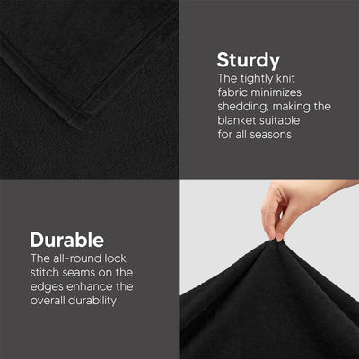 Refined Fleece Blanket — Timeless Warmth, Instant Comfort