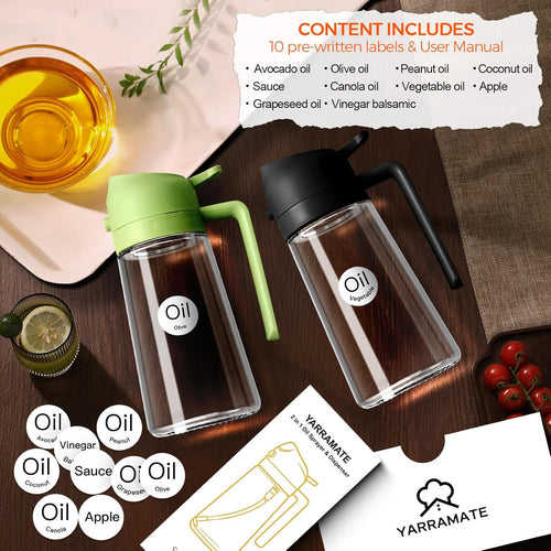 16oz Glass Olive Oil Sprayer & Dispenser