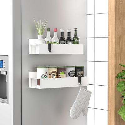 Refined Magnetic Spice Racks — Instant Order, Lasting Style